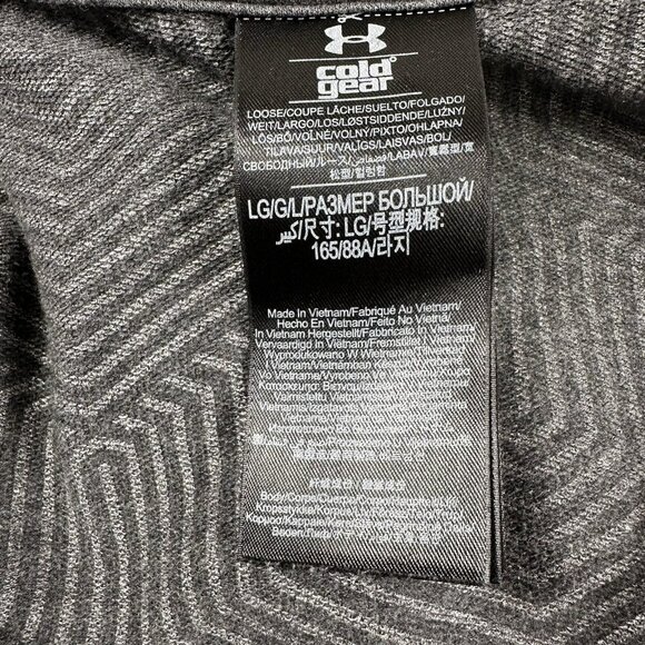 Under Armour French Terry Warm-Up Full Zip Jacket Grey Women’s Size Large - Picture 2 of 6